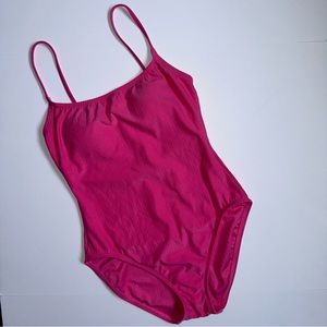 Barbie Pink One Piece Swimsuit Vtg Cole Of California Size 10